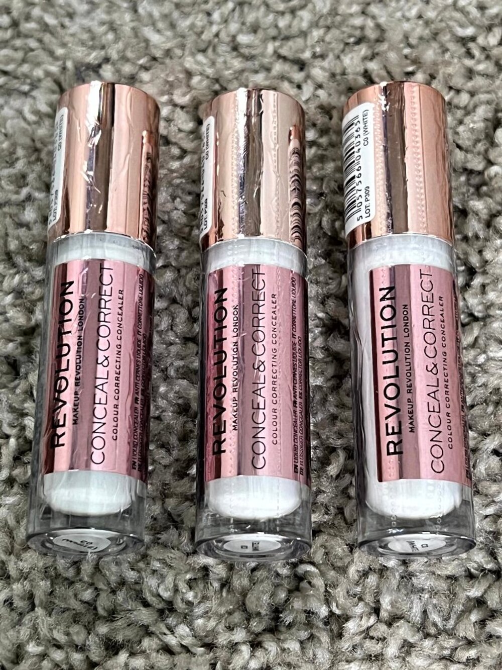 Revolution Conceal & Correct - Liquid Colour Corrector White 3 Pack